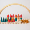 Grapat Nins Tomtes with Piece of Grimm's 12 Piece Tunnel | Conscious Craft ©